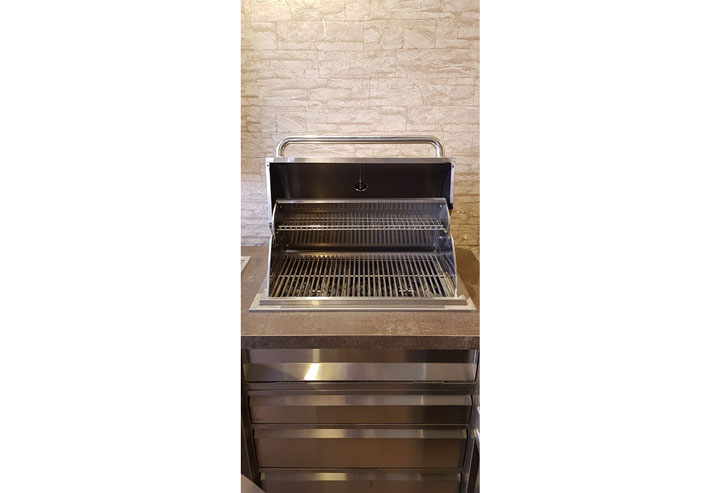 גריל גז למטבח חוץ 70/40 1