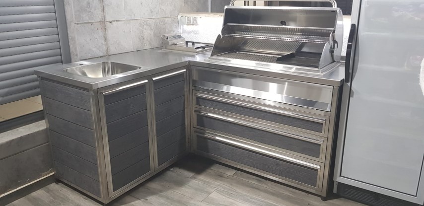 גריל גז 9 מבערים 100/40 למטבח חוץ 2